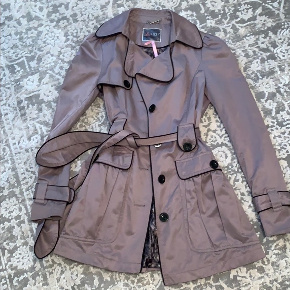 Lipsy Leopard Taupe Raincoat